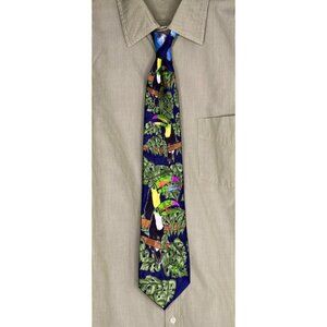VINTAGE MUSEO HAND MADE NOVELTY TUCAN TIE